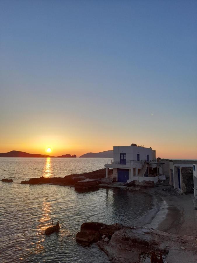 Milos By The Sea - Eco House Plaka  ภายนอก รูปภาพ